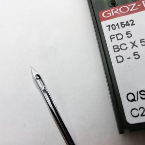 Groz Beckert D5 (BCx5) Needle for Fischbein Model F, EuroSew ES-F (sold per 10)